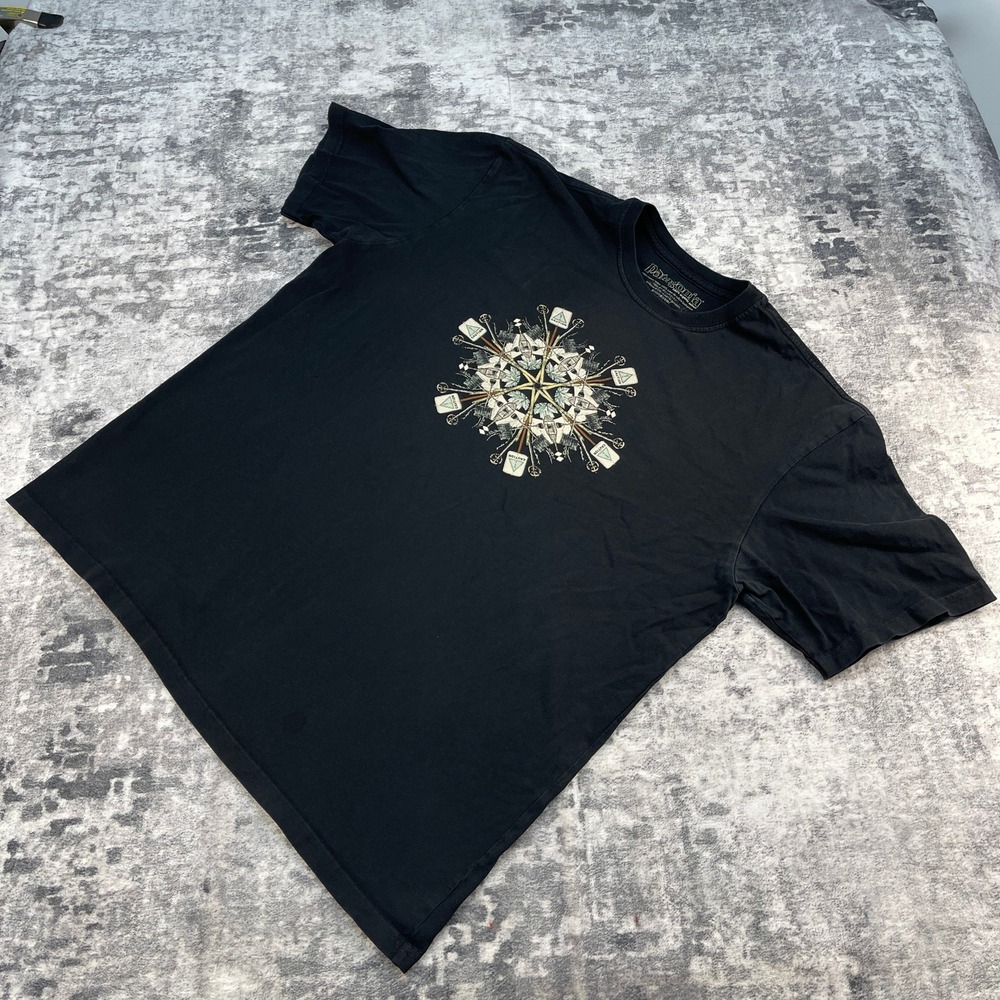 Patagonia Men XL Black Organic Cotton Graphic Tee Recycled Program Gorpcore